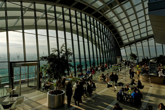 Restaurant at the top of 20 Fenchurch Street
