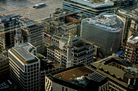 Looking down on the Monument